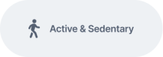 active & sedentary